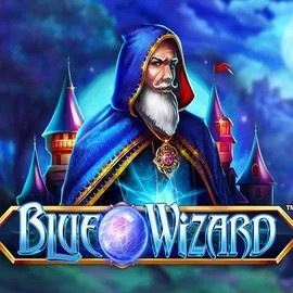 Blue Wizard slot logo by Quickspin at Betamo CasinoBlue Wizard