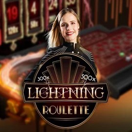 Lightning Roulette game by Evolution – logo hosted on Betamo Casino